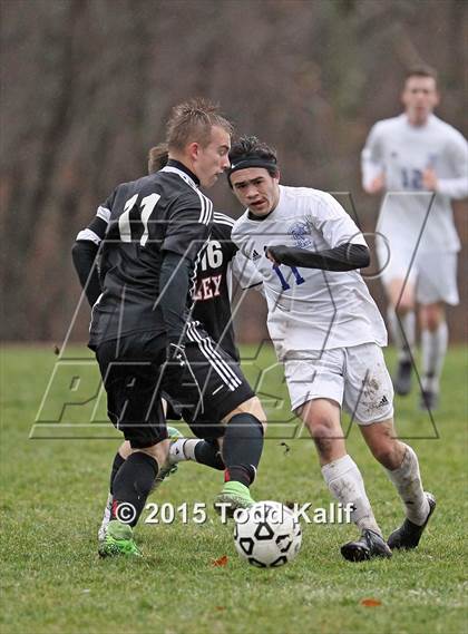Thumbnail 1 in Bacon Academy vs Valley Regional (CIAC Class M 2nd Round) photogallery.