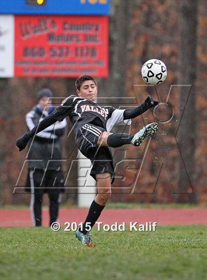 Thumbnail 3 in Bacon Academy vs Valley Regional (CIAC Class M 2nd Round) photogallery.