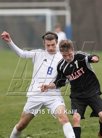 Thumbnail 1 in Bacon Academy vs Valley Regional (CIAC Class M 2nd Round) photogallery.