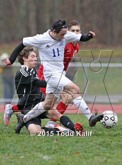 Thumbnail 2 in Bacon Academy vs Valley Regional (CIAC Class M 2nd Round) photogallery.