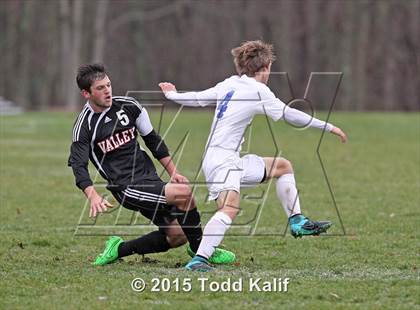 Thumbnail 1 in Bacon Academy vs Valley Regional (CIAC Class M 2nd Round) photogallery.