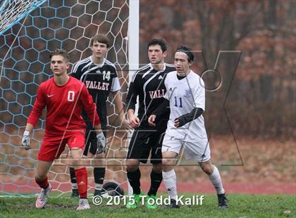 Thumbnail 1 in Bacon Academy vs Valley Regional (CIAC Class M 2nd Round) photogallery.