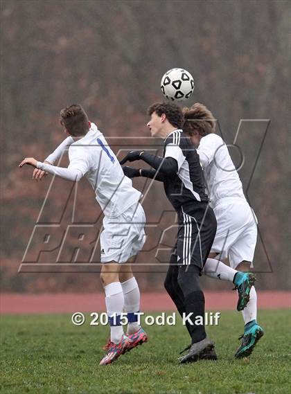 Thumbnail 2 in Bacon Academy vs Valley Regional (CIAC Class M 2nd Round) photogallery.