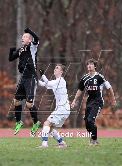 Thumbnail 2 in Bacon Academy vs Valley Regional (CIAC Class M 2nd Round) photogallery.
