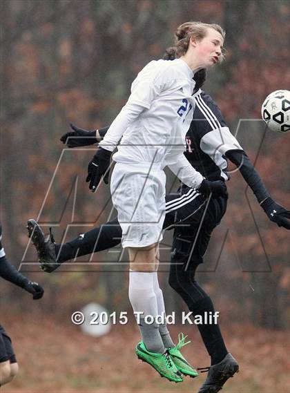 Thumbnail 2 in Bacon Academy vs Valley Regional (CIAC Class M 2nd Round) photogallery.