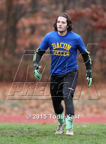 Thumbnail 2 in Bacon Academy vs Valley Regional (CIAC Class M 2nd Round) photogallery.