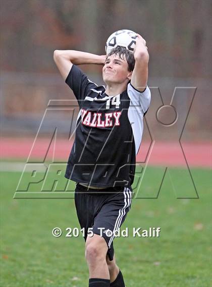 Thumbnail 3 in Bacon Academy vs Valley Regional (CIAC Class M 2nd Round) photogallery.