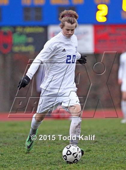 Thumbnail 2 in Bacon Academy vs Valley Regional (CIAC Class M 2nd Round) photogallery.