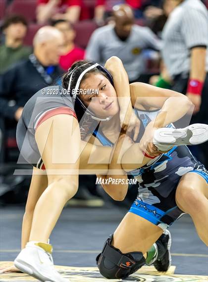 Thumbnail 1 in CIF Wrestling Semifinals photogallery.