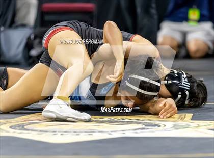 Thumbnail 2 in CIF Wrestling Semifinals photogallery.