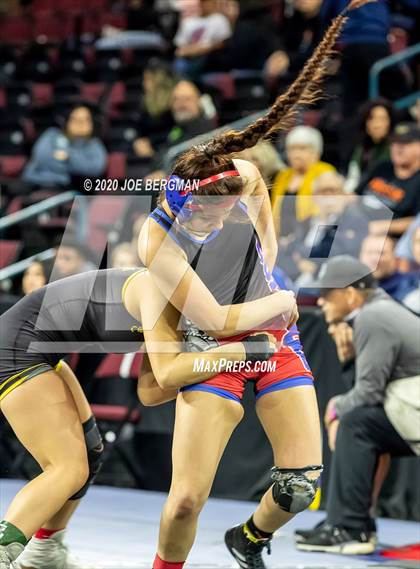 Thumbnail 2 in CIF Wrestling Semifinals photogallery.
