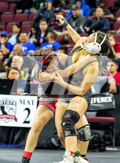 Thumbnail 2 in CIF Wrestling Semifinals photogallery.