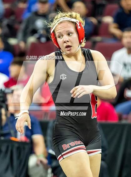 Thumbnail 3 in CIF Wrestling Semifinals photogallery.