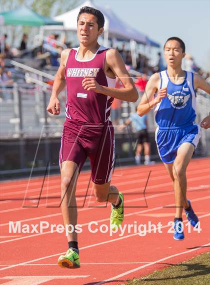 Thumbnail 3 in CAL Invitational Boys Track and Field photogallery.