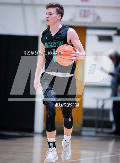 Thumbnail 1 in Thousand Oaks vs  Granada Hills Charter (Ed Baker invitational)  photogallery.