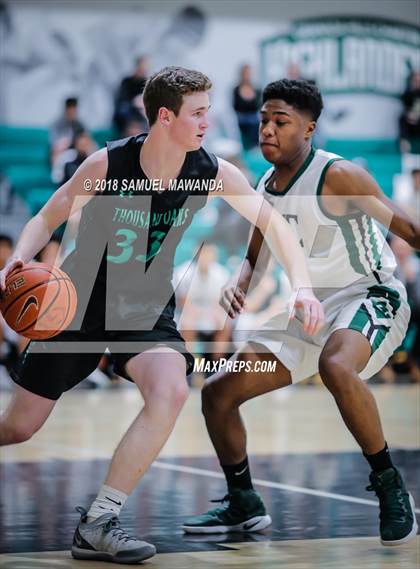 Thumbnail 1 in Thousand Oaks vs  Granada Hills Charter (Ed Baker invitational)  photogallery.