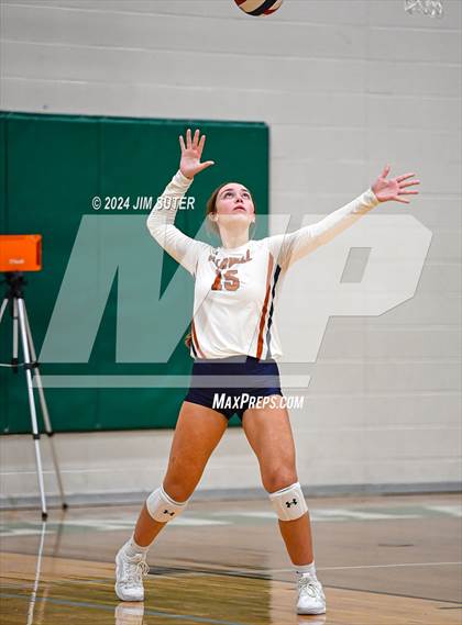 Thumbnail 2 in Caldwell vs Stafford (UIL Volleyball 4A D2 Bi-District) photogallery.