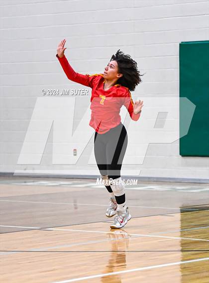 Thumbnail 2 in Caldwell vs Stafford (UIL Volleyball 4A D2 Bi-District) photogallery.