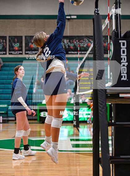 Thumbnail 2 in Caldwell vs Stafford (UIL Volleyball 4A D2 Bi-District) photogallery.