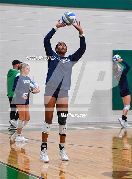 Thumbnail 2 in Caldwell vs Stafford (UIL Volleyball 4A D2 Bi-District) photogallery.