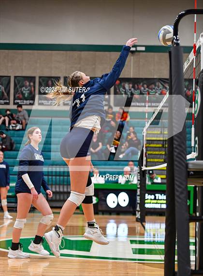Thumbnail 3 in Caldwell vs Stafford (UIL Volleyball 4A D2 Bi-District) photogallery.
