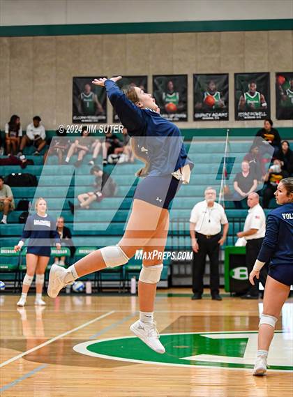Thumbnail 1 in Caldwell vs Stafford (UIL Volleyball 4A D2 Bi-District) photogallery.