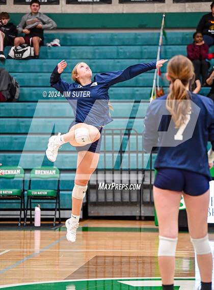 Thumbnail 1 in Caldwell vs Stafford (UIL Volleyball 4A D2 Bi-District) photogallery.