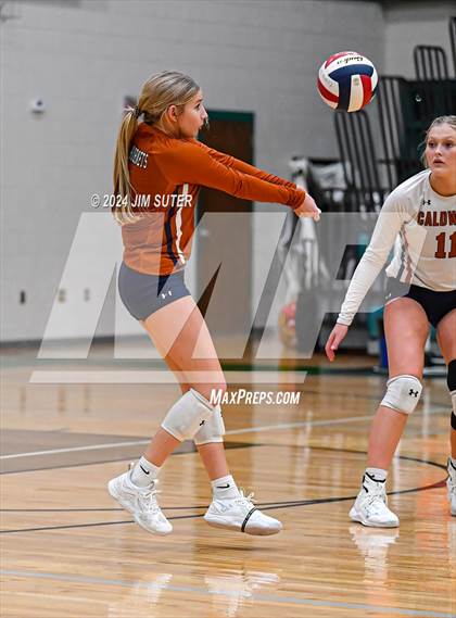 Thumbnail 1 in Caldwell vs Stafford (UIL Volleyball 4A D2 Bi-District) photogallery.