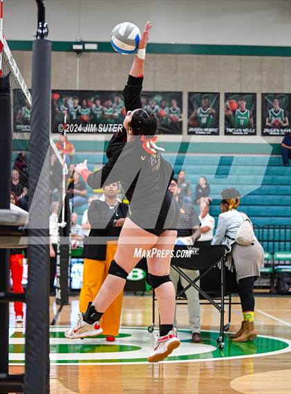 Thumbnail 3 in Caldwell vs Stafford (UIL Volleyball 4A D2 Bi-District) photogallery.