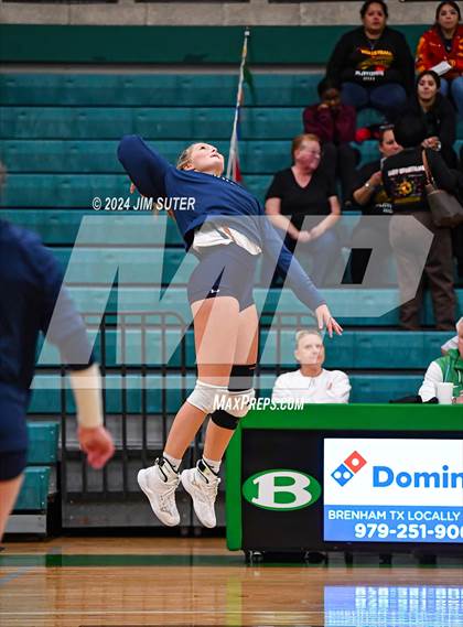 Thumbnail 1 in Caldwell vs Stafford (UIL Volleyball 4A D2 Bi-District) photogallery.