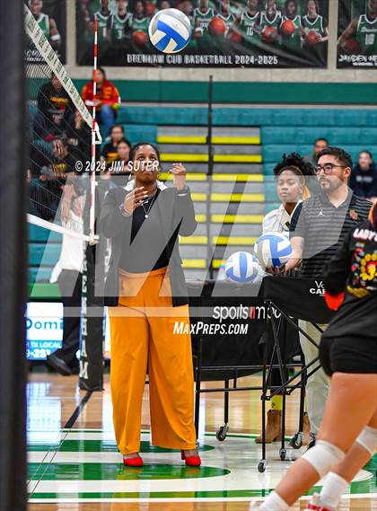 Thumbnail 1 in Caldwell vs Stafford (UIL Volleyball 4A D2 Bi-District) photogallery.