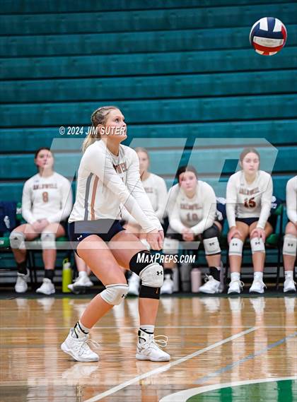 Thumbnail 3 in Caldwell vs Stafford (UIL Volleyball 4A D2 Bi-District) photogallery.