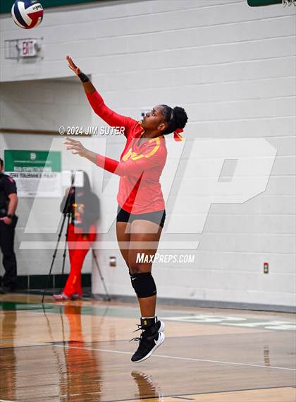 Thumbnail 1 in Caldwell vs Stafford (UIL Volleyball 4A D2 Bi-District) photogallery.
