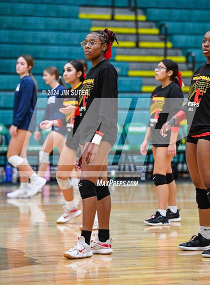 Thumbnail 1 in Caldwell vs Stafford (UIL Volleyball 4A D2 Bi-District) photogallery.