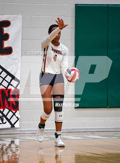 Thumbnail 2 in Caldwell vs Stafford (UIL Volleyball 4A D2 Bi-District) photogallery.