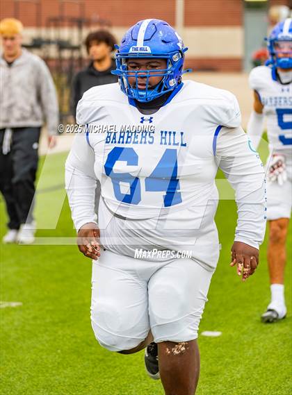 Thumbnail 2 in Port Arthur Memorial vs Barbers Hill (UIL Football 5A D1 Quarterfinal) photogallery.