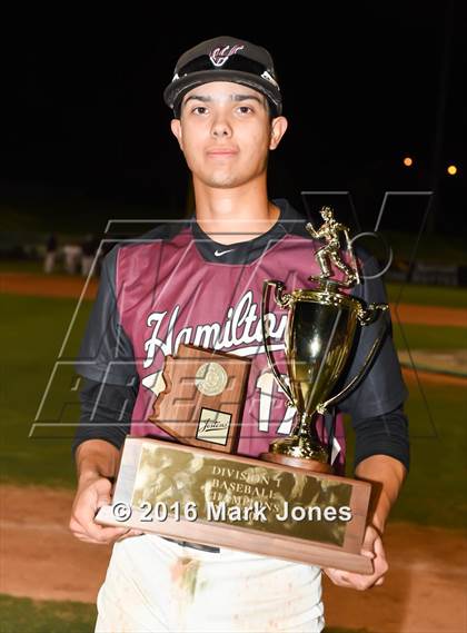 Thumbnail 2 in Mountain Ridge vs. Hamilton (AIA D1 Final Awards Photos) photogallery.