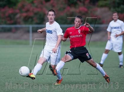 Thumbnail 2 in Athens Drive vs. Wesleyan Christian Academy (NCSCA Kick Off Classic) photogallery.