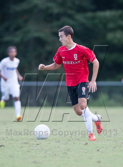 Thumbnail 2 in Athens Drive vs. Wesleyan Christian Academy (NCSCA Kick Off Classic) photogallery.
