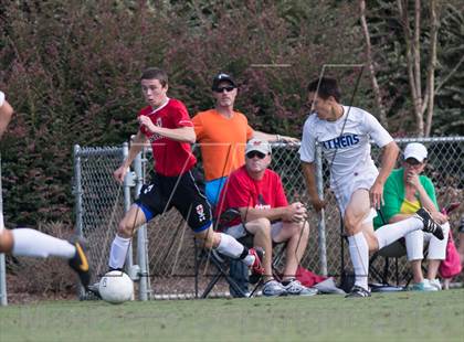 Thumbnail 1 in Athens Drive vs. Wesleyan Christian Academy (NCSCA Kick Off Classic) photogallery.