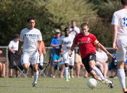 Thumbnail 2 in Athens Drive vs. Wesleyan Christian Academy (NCSCA Kick Off Classic) photogallery.