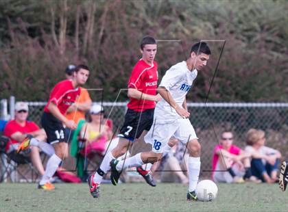 Thumbnail 1 in Athens Drive vs. Wesleyan Christian Academy (NCSCA Kick Off Classic) photogallery.