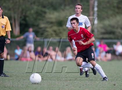 Thumbnail 3 in Athens Drive vs. Wesleyan Christian Academy (NCSCA Kick Off Classic) photogallery.