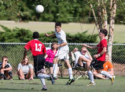 Thumbnail 1 in Athens Drive vs. Wesleyan Christian Academy (NCSCA Kick Off Classic) photogallery.