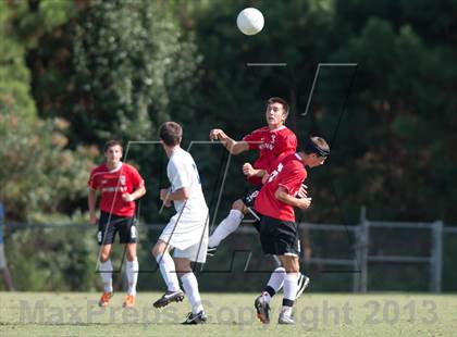 Thumbnail 3 in Athens Drive vs. Wesleyan Christian Academy (NCSCA Kick Off Classic) photogallery.