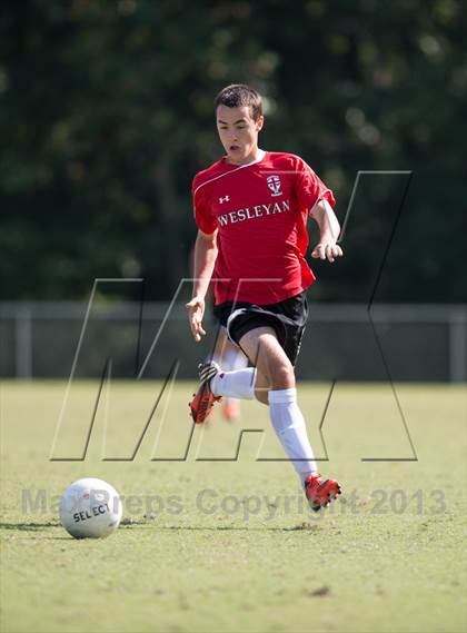 Thumbnail 1 in Athens Drive vs. Wesleyan Christian Academy (NCSCA Kick Off Classic) photogallery.