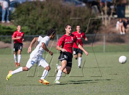 Thumbnail 1 in Athens Drive vs. Wesleyan Christian Academy (NCSCA Kick Off Classic) photogallery.