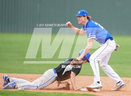 Thumbnail 2 in Nolan Catholic vs Midlothian (Drew Medford Memorial Tournament) photogallery.
