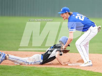 Thumbnail 2 in Nolan Catholic vs Midlothian (Drew Medford Memorial Tournament) photogallery.