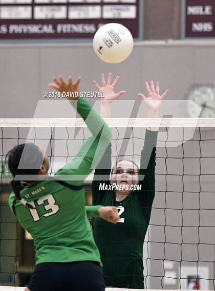 Thumbnail 2 in St. Mary's vs. Ponderosa (CIF SJS D2 Final) photogallery.